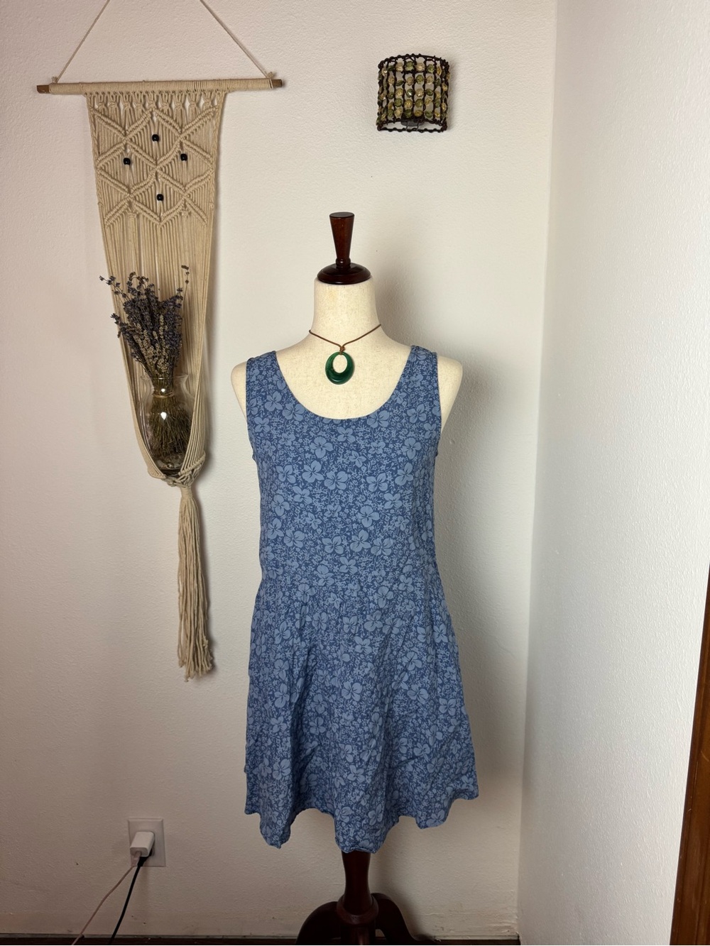 Old Navy Blue Floral Mini Dress